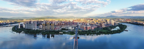 吉林市鳥瞰圖