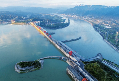 圖為位于湖北宜昌市的三峽水利樞紐工程。新華社
